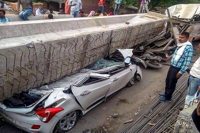 7 Engineers, Contractor Held Over Varanasi Flyover Collapse that Killed 15