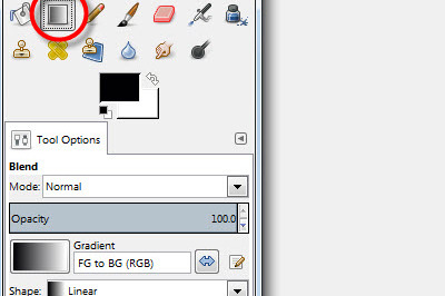 How to Create a Gradient in Gimp