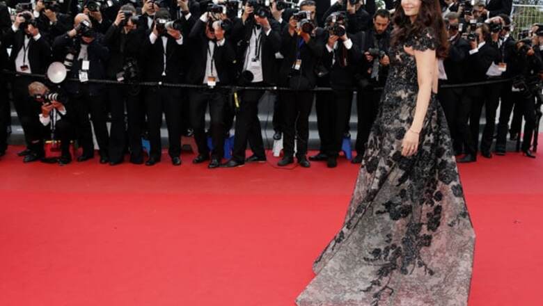 Aishwarya stuns all in Elie Saab gown, saree at Cannes