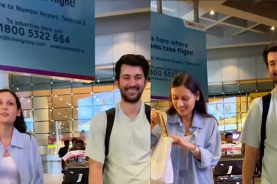 Karan Deol, Drisha Acharya Keep It Casual At They Return From Honeymoon