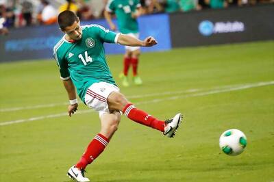 Javier Hernandez scores twice as Mexico draw 2-2 with Nigeria