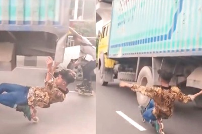 Watch: Boys Perform Deadly Stunt Behind Moving Truck In Bangladesh