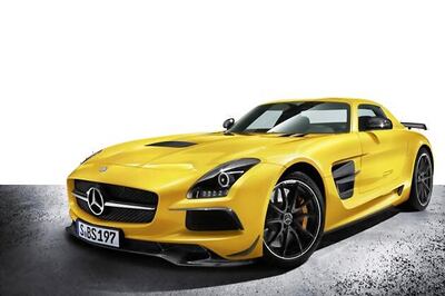 Mercedes unveils SLS AMG Black Series