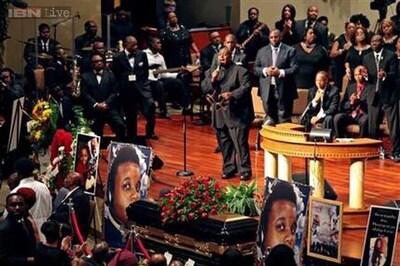 Mourners urge black Americans to take action