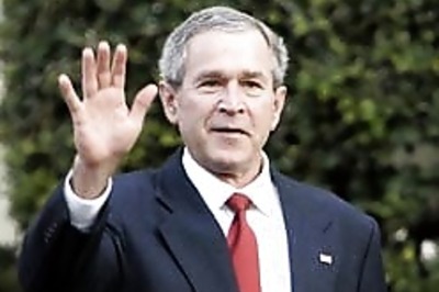 Comic touch brings Bush's mind to fore