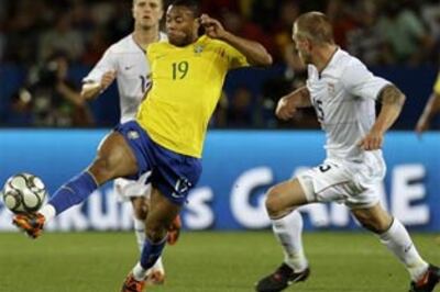 Three n' easy for Brazil against USA