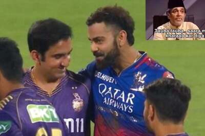 Beef Over? Kohli-Gambhir's Surprise Hug During RCB Vs KKR Brings End to War Memes