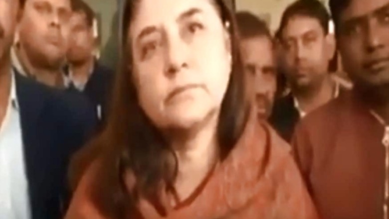 Maneka Chides Official During Review of Welfare Works in Uttar Pradesh