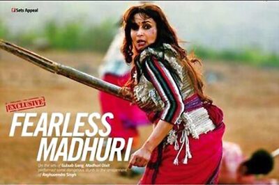 'Gulab Gang' First Look: Bruised Madhuri Dixit makes the film a must watch