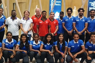 Indian Men's, Women's Teams Leave for Lausanne for FIH Hockey5s