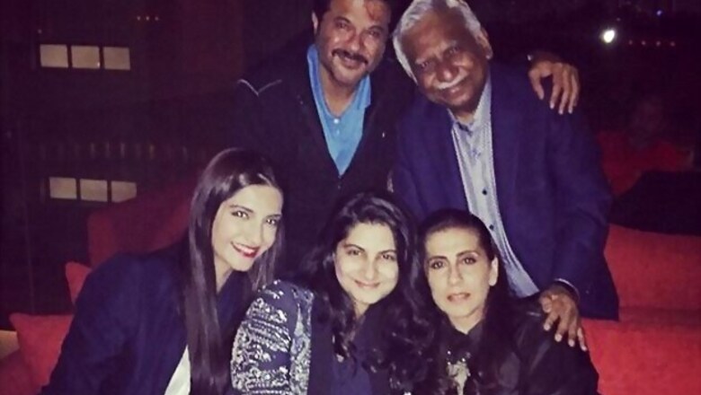 Snapshot: Anil Kapoor celebrates 58th birthday in Dubai with daughters Sonam, Rhea and wife Sunita