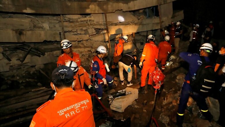 24 Killed, 23 Injured and Several Trapped as 7-story Building Collapses in Cambodia