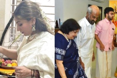 Aishwaryaa Takes Blessings From Rajinikanth, Mom Latha on Pongal, Fan Says 'Dhanush Anna Missing'