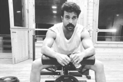 Ram Charan Flaunts His Bulging Biceps in New Monochrome Photo from Gym