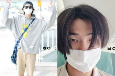 BTS: RM Waves at Paparazzi as He is Clicked at Incheon Airport for Overseas Schedule After His Birthday