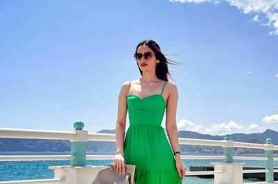 Manushi Chhillar Is Here To Stay And Slay In Green Summer Dress