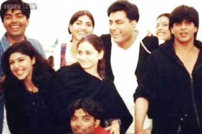 Photo of the day: Uday Chopra shares a heartwarming snap of Shah Rukh Khan, Kajol and Karan Johar