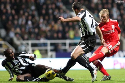 Liverpool go down to Newcastle