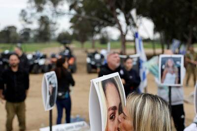 Israel Hostage Relatives Relive Trauma at Site of Hamas Rave Attack in Negev Desert