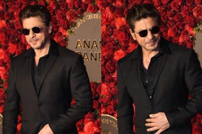 Shah Rukh Khan REACTS as Paps Say 'Dunki Hit Hai' at Anand Pandit's Birthday Bash; Watch Viral Video