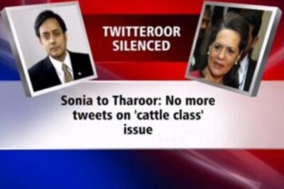 Sonia to Tharoor: End controversial tweets
