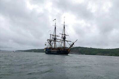 Replica Of Swedish 18th Century Trading Ship To Sail To Asia