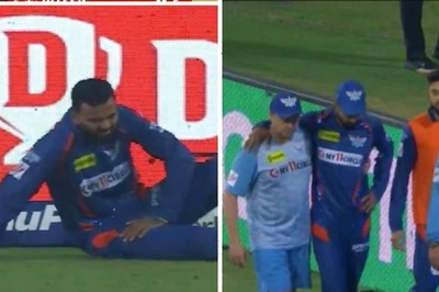 WATCH: KL Rahul Suffers Injury While Fielding Against RCB, Limps Off the Field in Pain