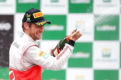 McLaren's Jenson Button wins Brazilian GP 2012