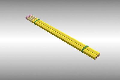 How to Make a Crossbow Using Pencils