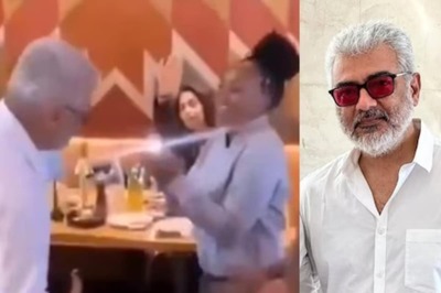 Video of Ajith Kumar Dancing With A Dubai Hotel Staffer Viral