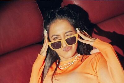 Niharika Konidela Looks Super Cool In Orange Crop Top And Faded Denim, See Pic