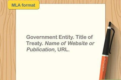 Citing Treaties in APA, MLA, & Chicago Turabian