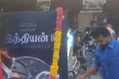 Release Of Kamal Haasan's Indian 2 Celebrated With Firecrackers, Drums In Puducherry