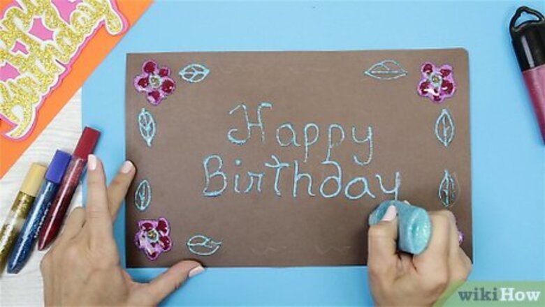 How to Make a Construction Paper Birthday Card