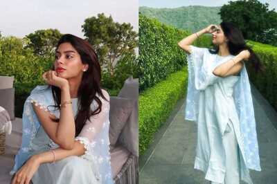 Khushi Kapoor's Breezy Blue Kurta Is The Chic Office Style You Need
