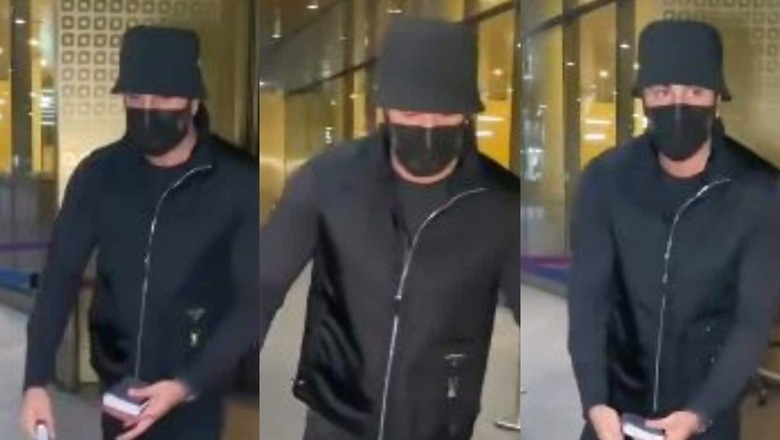 Ranbir Kapoor Looks Dapper As He Wins Hearts With His All Black Airport Look; Watch