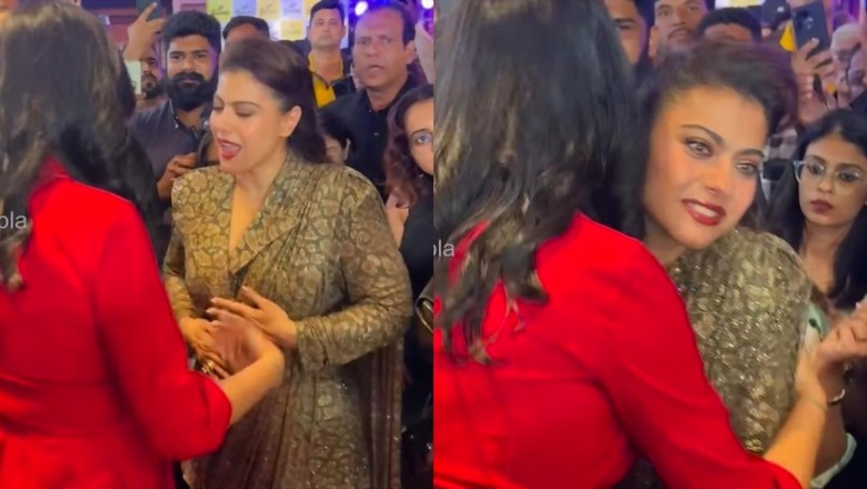 Sushmita Sen Stops To Catch Up With Kajol At An Award Show, Video Goes Viral; Watch
