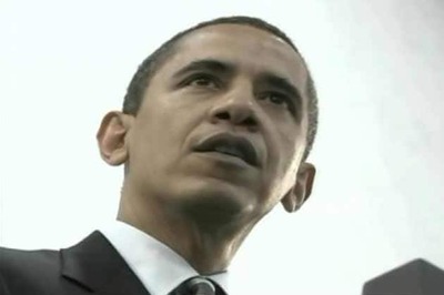 Obama working very hard on his smoking habits