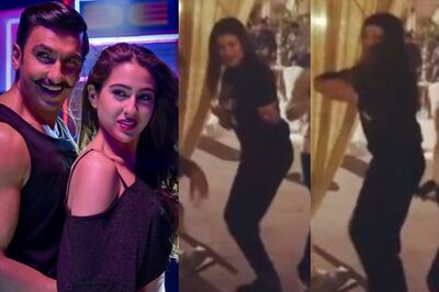 Watch Sushmita Sen Shake a Leg to Ranveer Singh-Sara Ali Khan’s Aankh Marey During Shoot