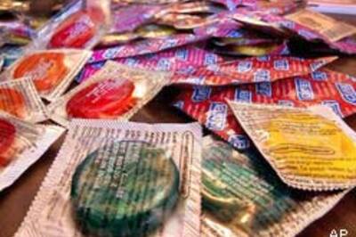 Here's a  tailor-made spray-on condom