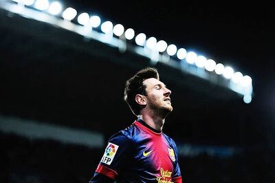 Messi equals Raul's Champions League scoring record