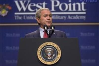 State sponsors of terror will be held accountable: Bush