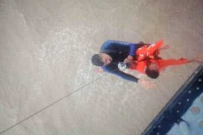 Navy, Coast Guard rescue 14 crew members from sinking vessel off Daman