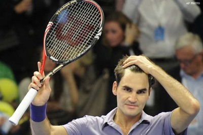 Federer enters Stockholm Open semis