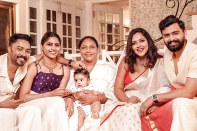 Amala Paul Reveals Son Ilai's Face During Onam Celebrations With Husband Jagat Desai