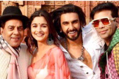 Ranveer Singh, Alia Bhatt Share BTS Pics of Rocky Aur Rani Ki Prem Kahani With Dharmendra to Wish Him Birthday