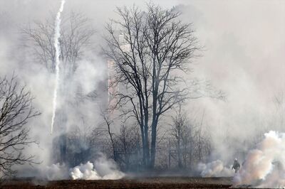 Teargas & Smoke on the Border: Tension Flares as Evicted Migrants Try to Enter Greece from Turkey
