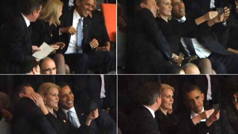 Snapshot: Obama's selfie with UK, Denmark PMs at Mandela's memorial