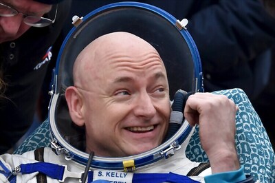 NASA astronaut Scott Kelly returns from record-long spaceflight with unexpected muscle soreness