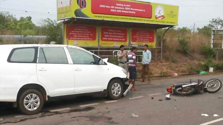 Goa MLA Subhash Phal Dessai's car mows down a bike, 1 dead